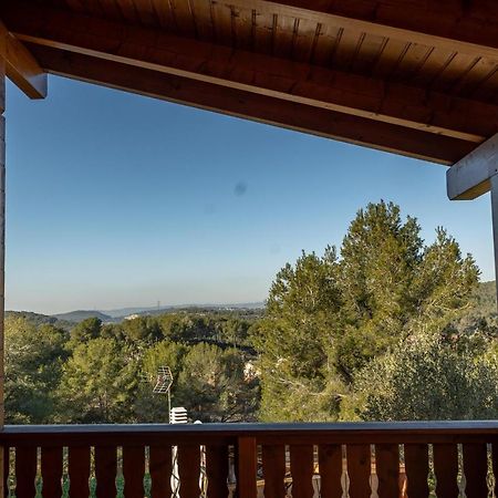 Casa De Madera En Calafell Villa Exteriör bild