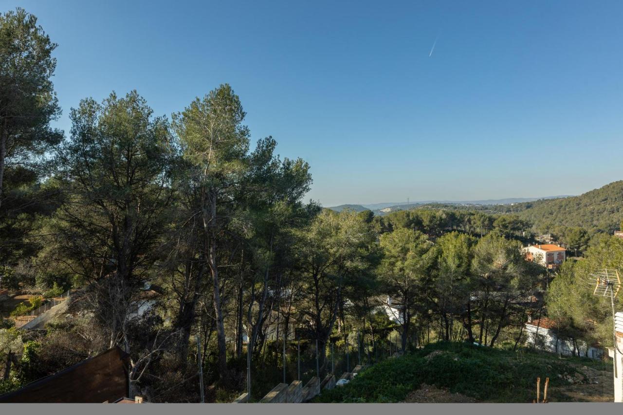 Casa De Madera En Calafell Villa Exteriör bild