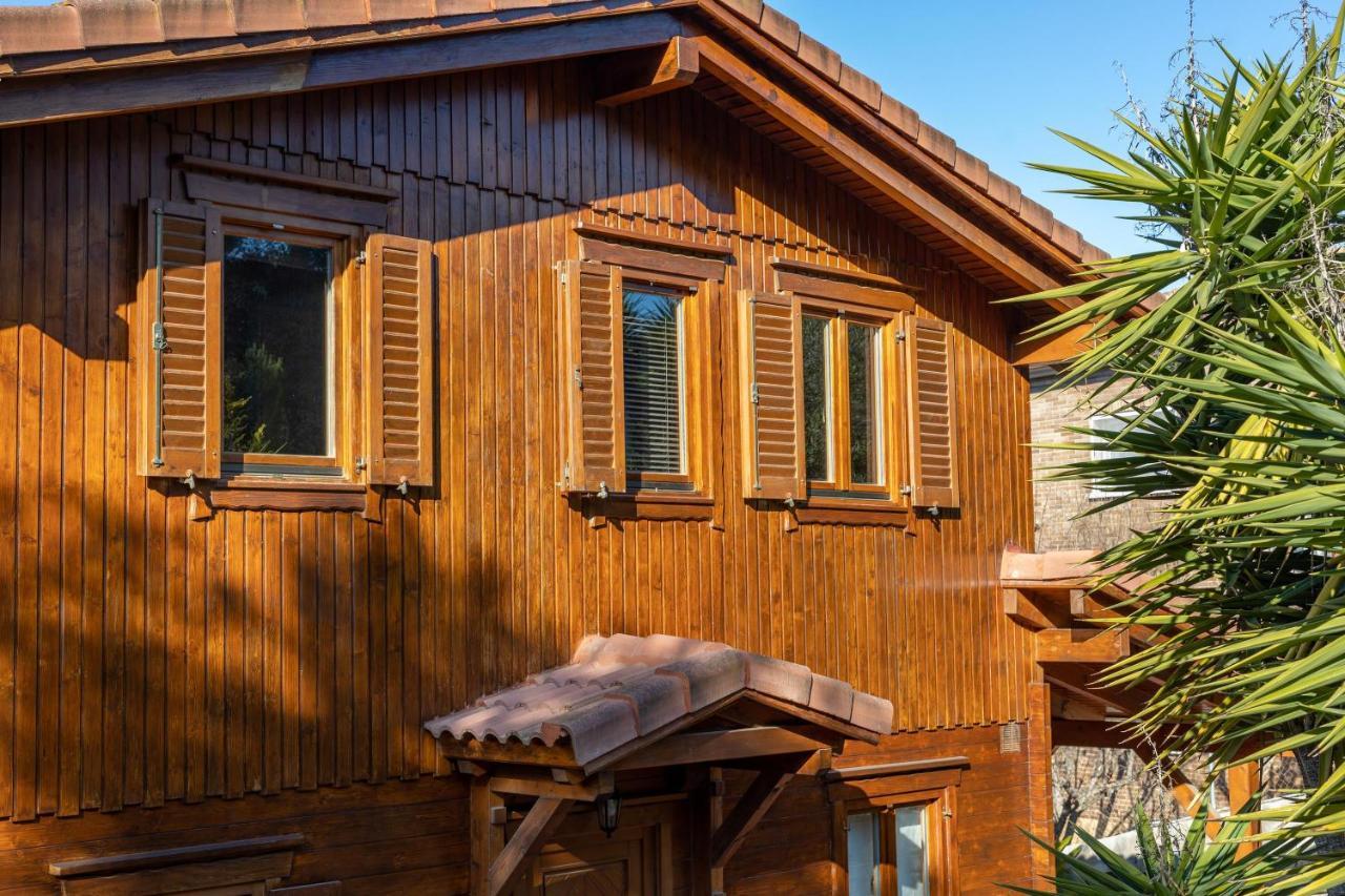 Casa De Madera En Calafell Villa Exteriör bild