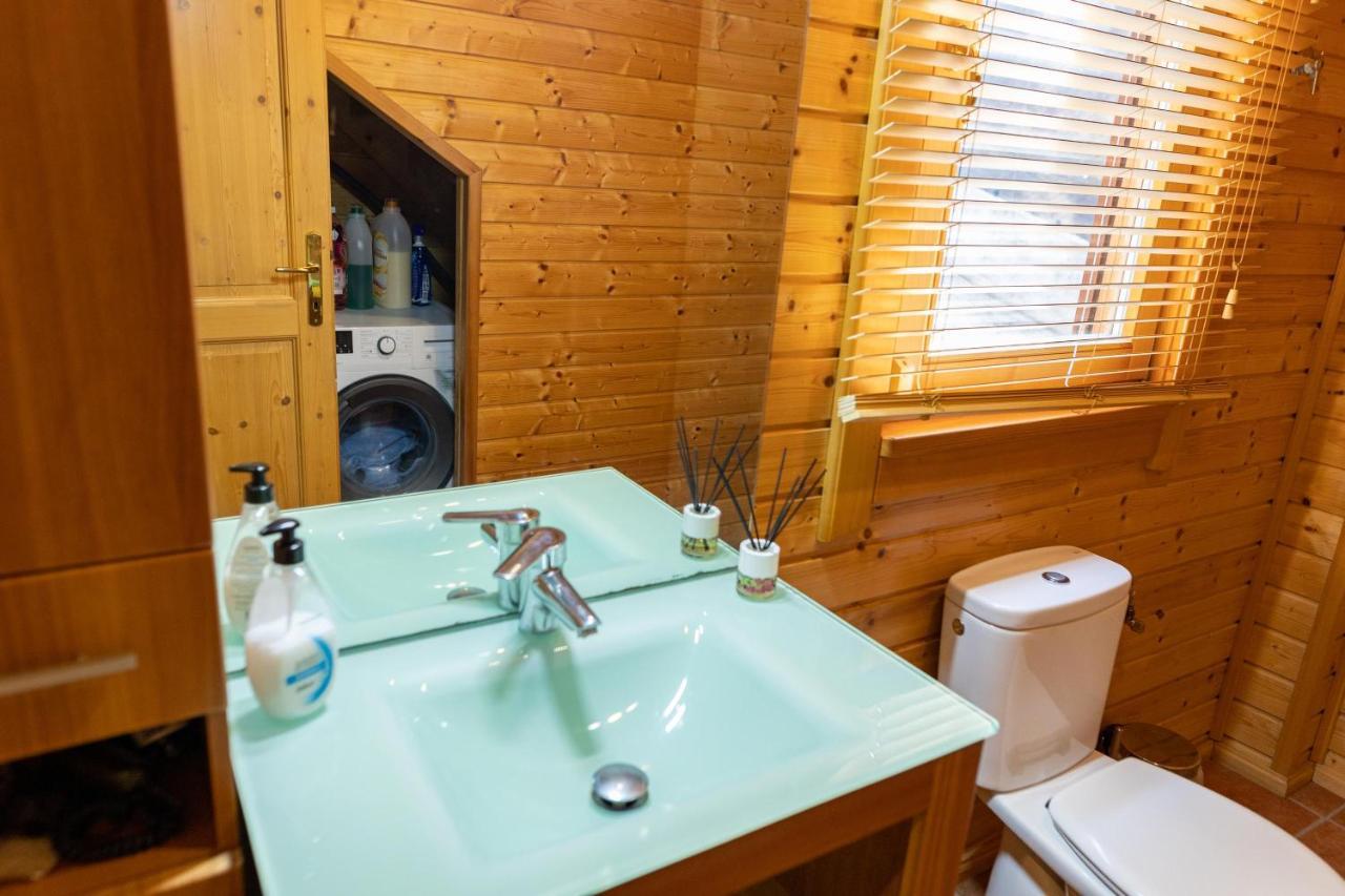 Casa De Madera En Calafell Villa Exteriör bild