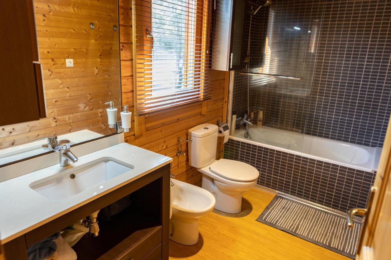 Casa De Madera En Calafell Villa Exteriör bild